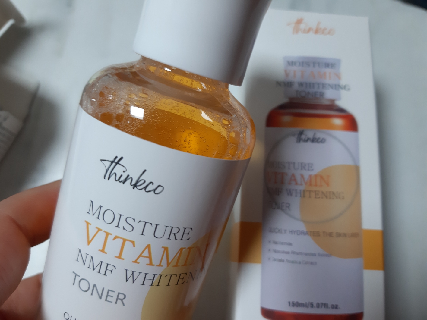 띵코 (thinkco) 모이스처 비타민 NMF 토너 review image