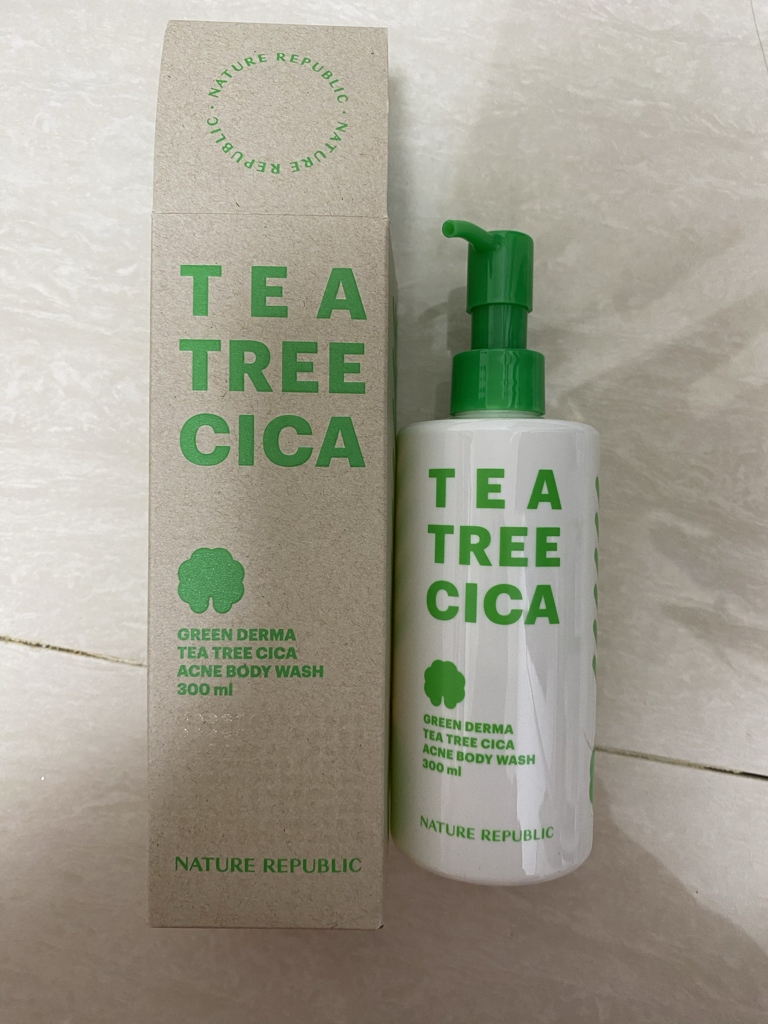 NATUREREPUBLIC Green Derma Tea Tree Cica Acne Body Wash review image