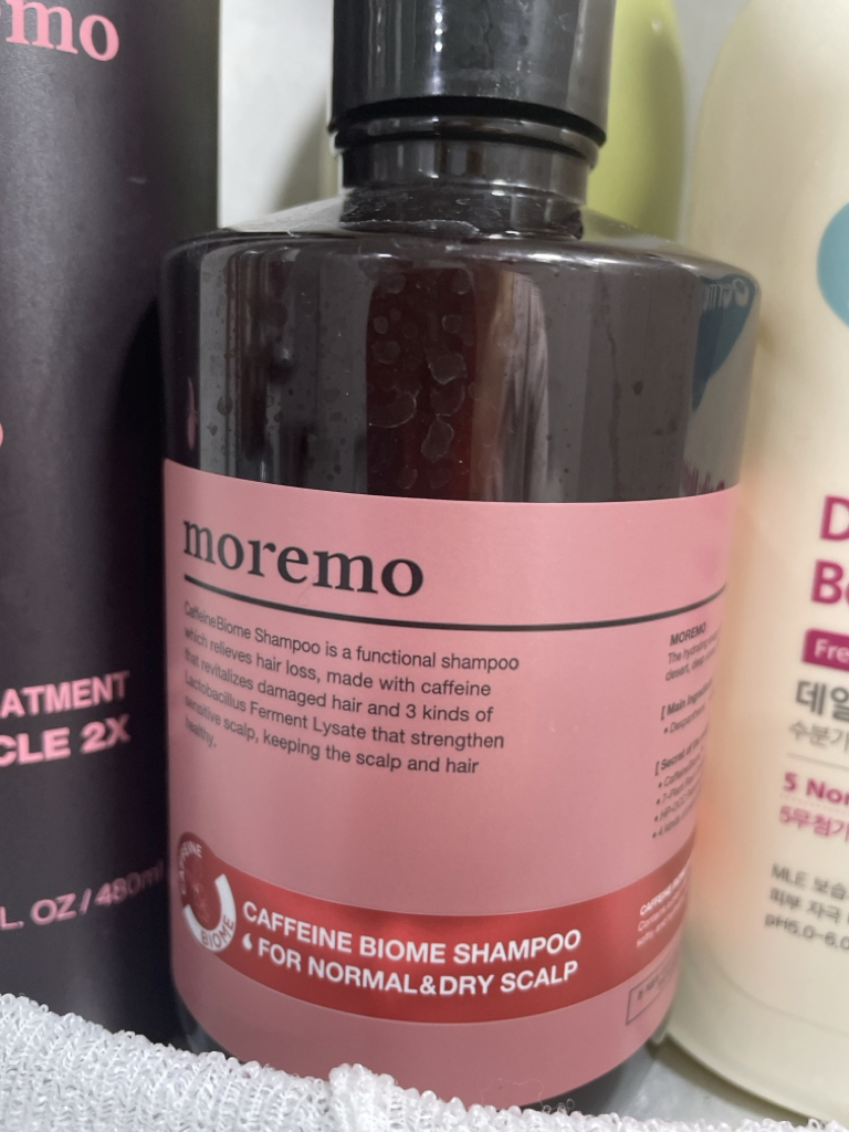모레모 (MOREMO) 카페인바이옴 샴푸 [중건성용] review image