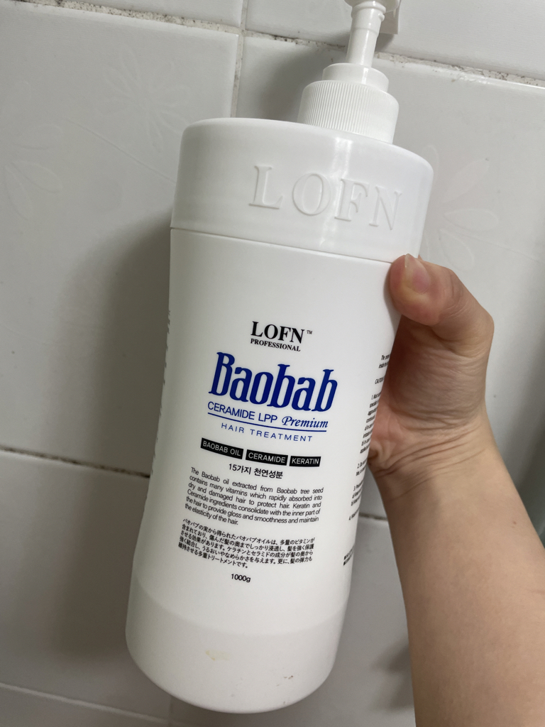 로픈 (LOFN) 바오밥 LPP 세라마이드 프리미엄 헤어트리트먼트 엣지 review image