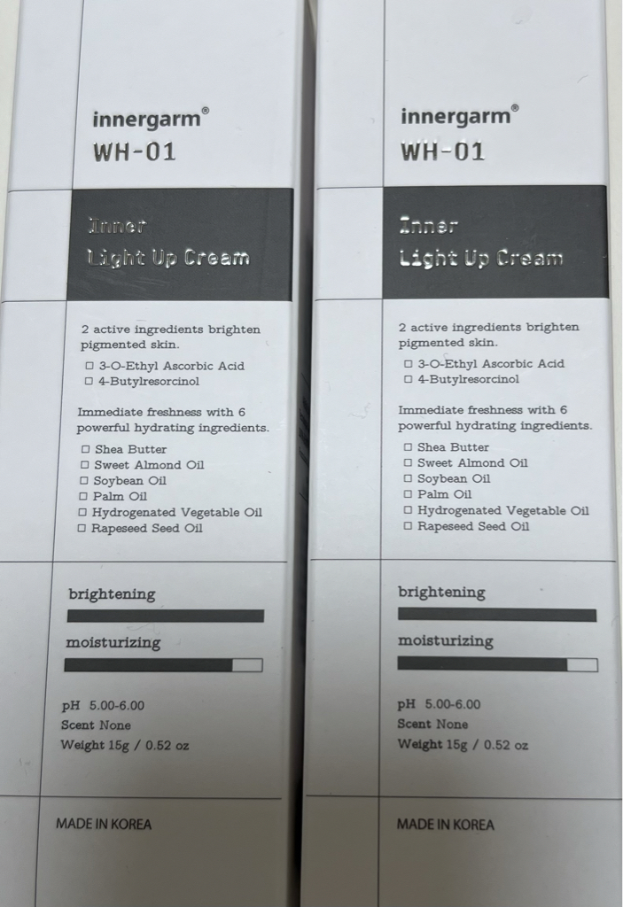 이너감 (innergarm) WH-01 이너라이트업 크림 review image