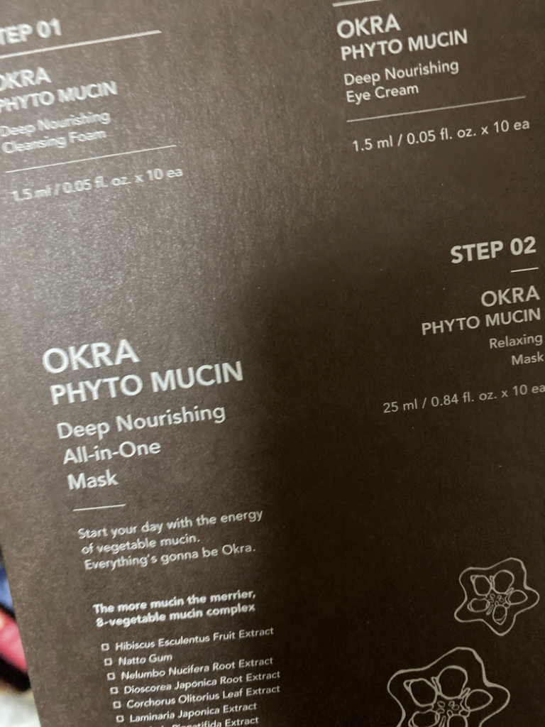 JAYJUN Okra Phytomucin Deep Nourishing All-in-One Mask review image