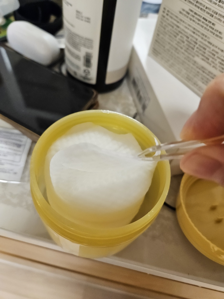 蘑菇菌群毛孔清洁垫的真实用户使用照片