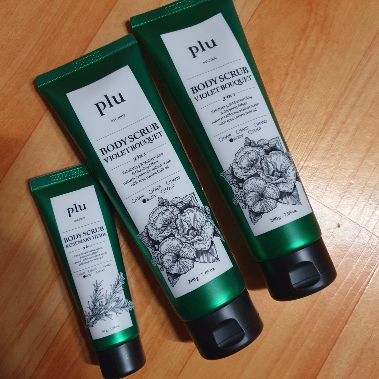 原装身体磨砂膏[紫罗兰花束]的真实用户使用照片