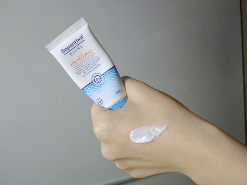 皮肤 SOS 修复多功能面霜的真实用户使用照片