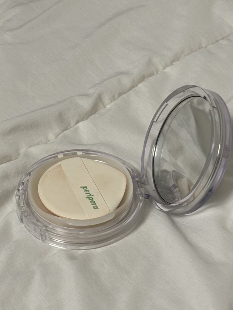 페리페라 (peripera) 무드 비건 글로우 쿠션 [SPF50+/PA++++][02 아이보리] review image