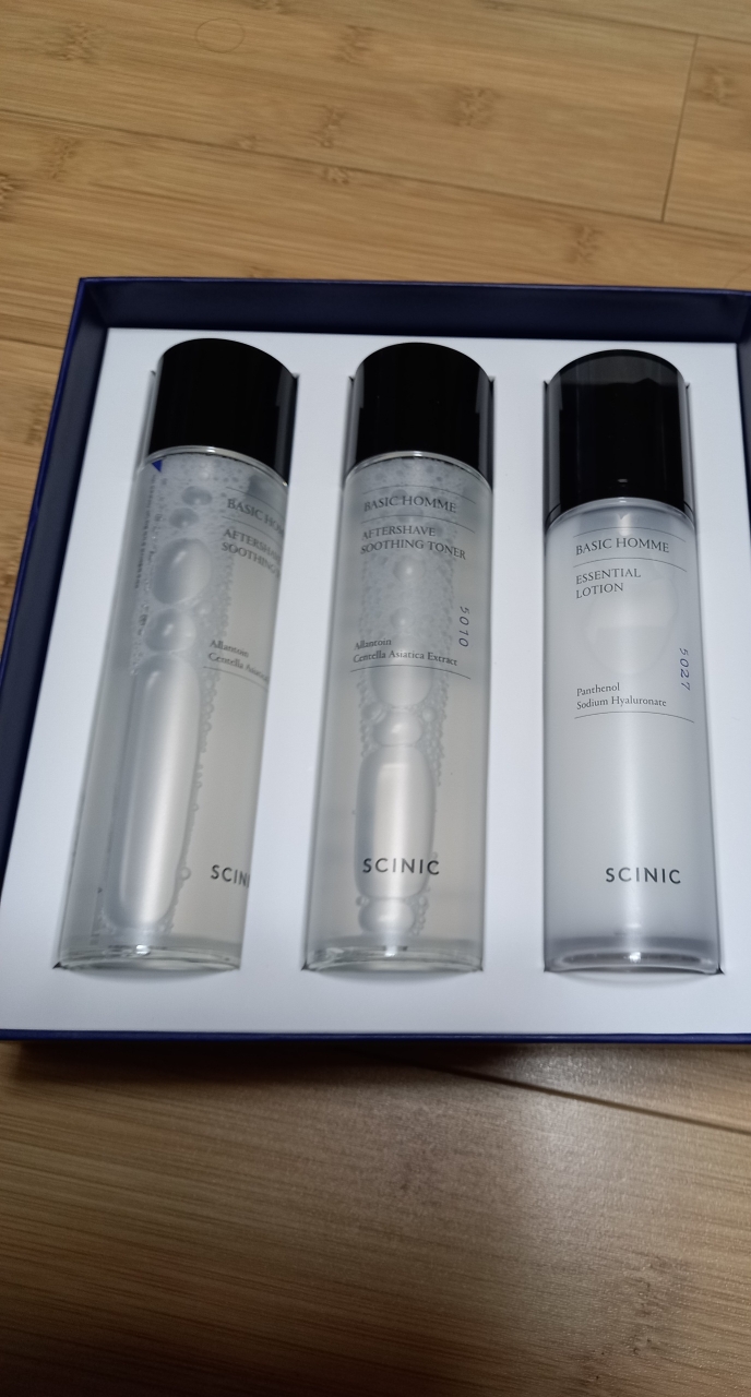 SCINIC 基础男士护肤礼品套装[舒缓须后水] common.review image