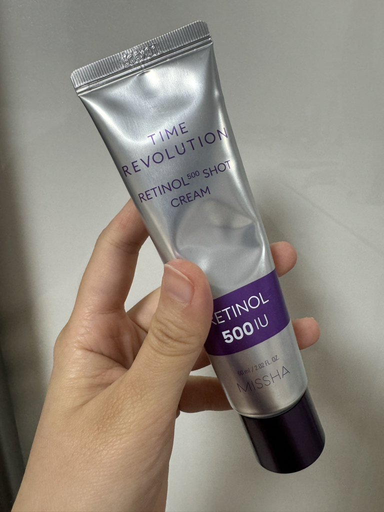 Real user review photo of Time Revolution Retinol 500 Shot Cream
