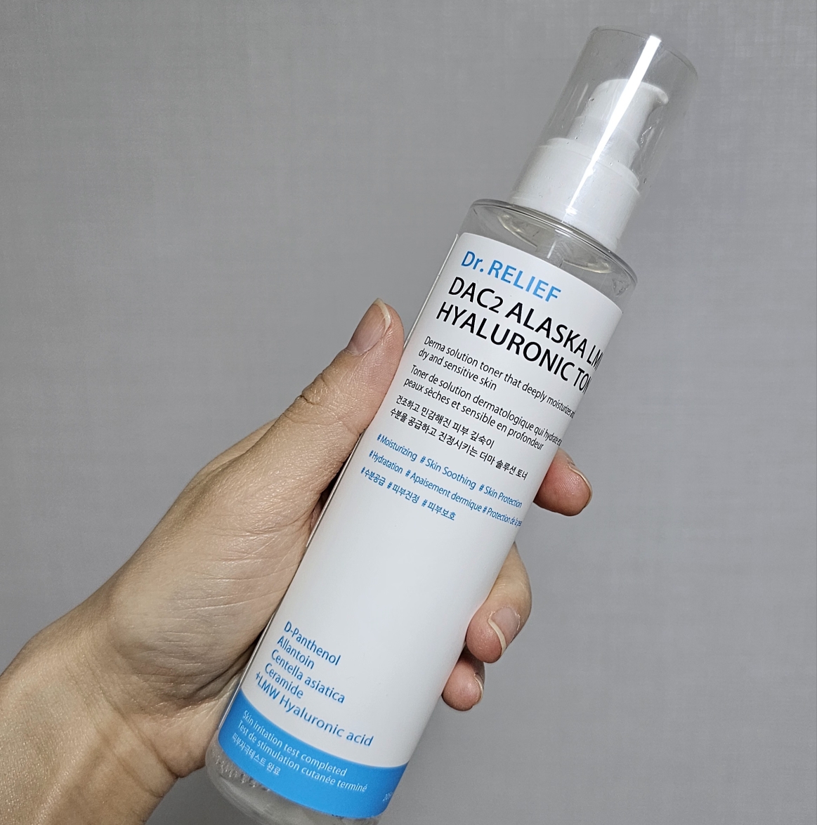 닥터릴리프 (Dr.RELIEF) DAC2 알래스카 엘엠더블유 히알루로닉 토너 review image