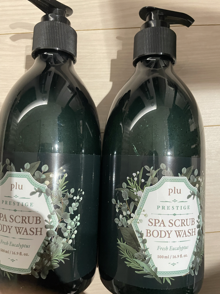 Plu Prestige Spa Scrub Body Wash [Basil Eucalyptus] review image