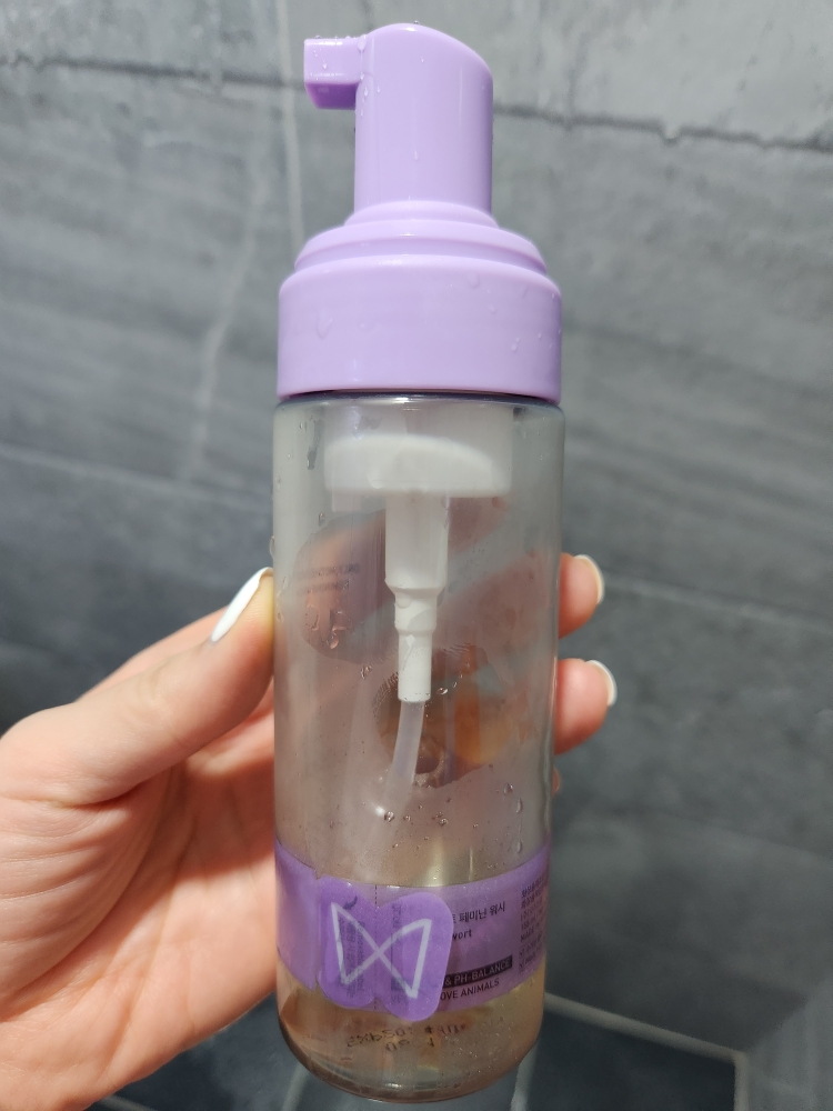 女性洗浴露的真实用户使用照片