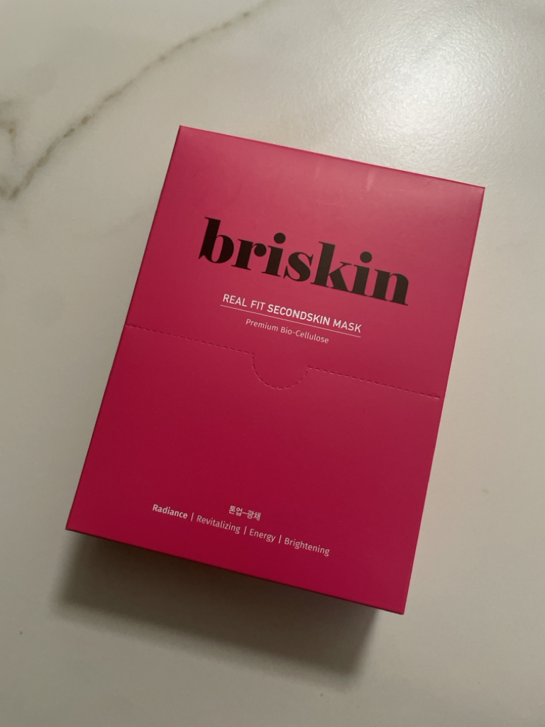브리스킨 (briskin) 리얼 핏 세컨드 스킨 바이오셀룰로오스 마스크 [톤업광채] review image