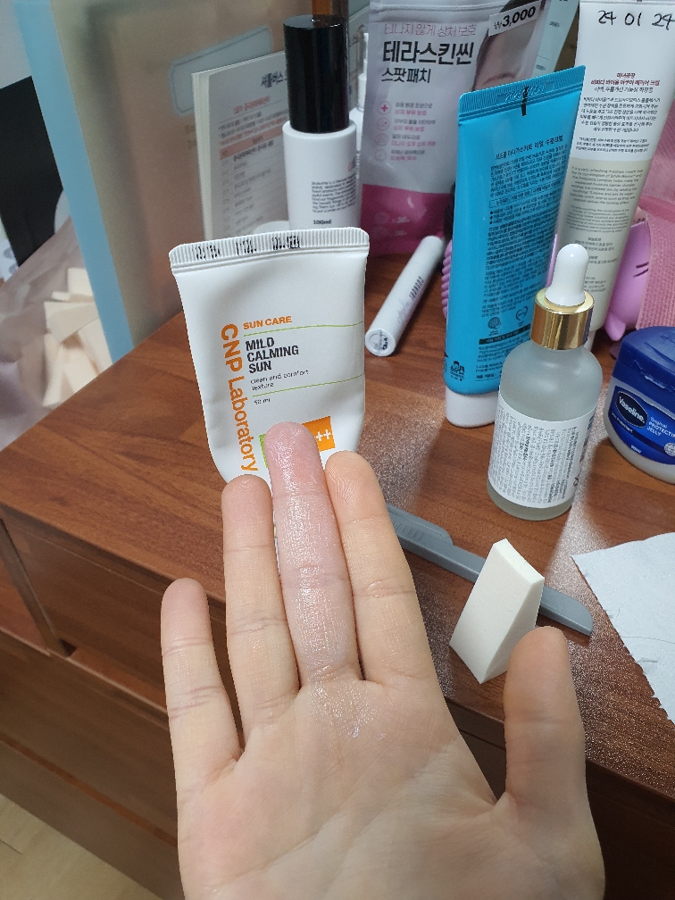 温和舒缓防晒乳 [SPF50+/PA++++]的真实用户使用照片