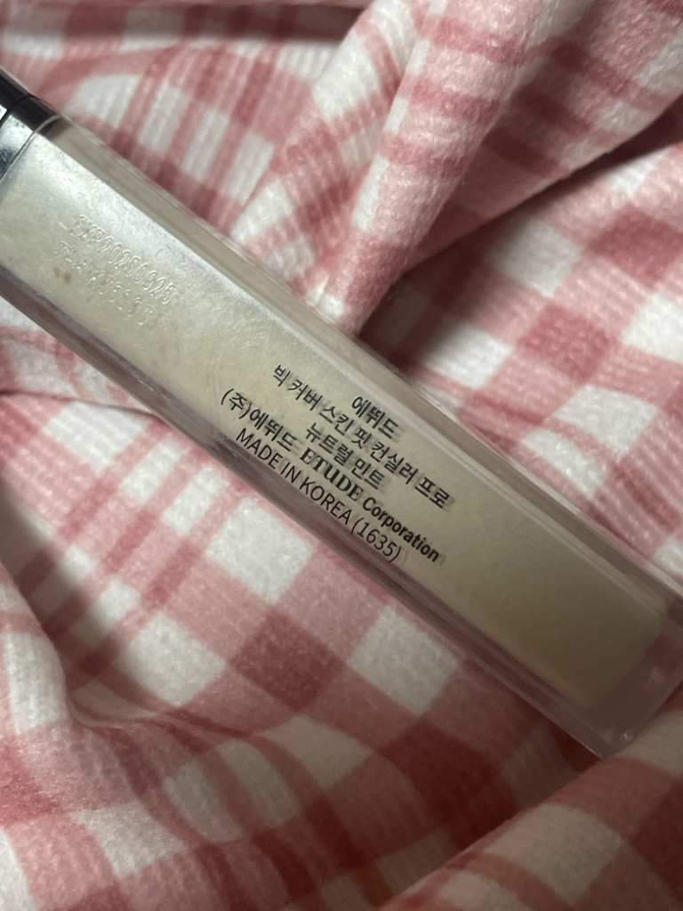 ETUDE Big Cover Skin Fit Concealer Pro [Neutral Mint] review image