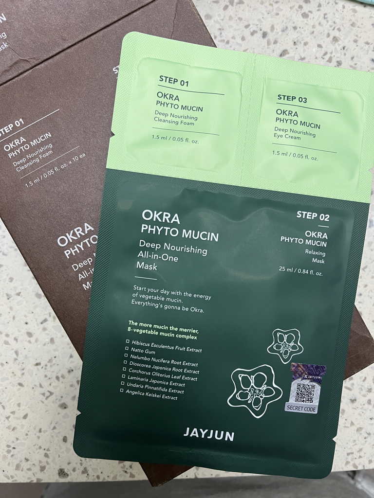 JAYJUN Okra Phytomucin Deep Nourishing All-in-One Mask review image
