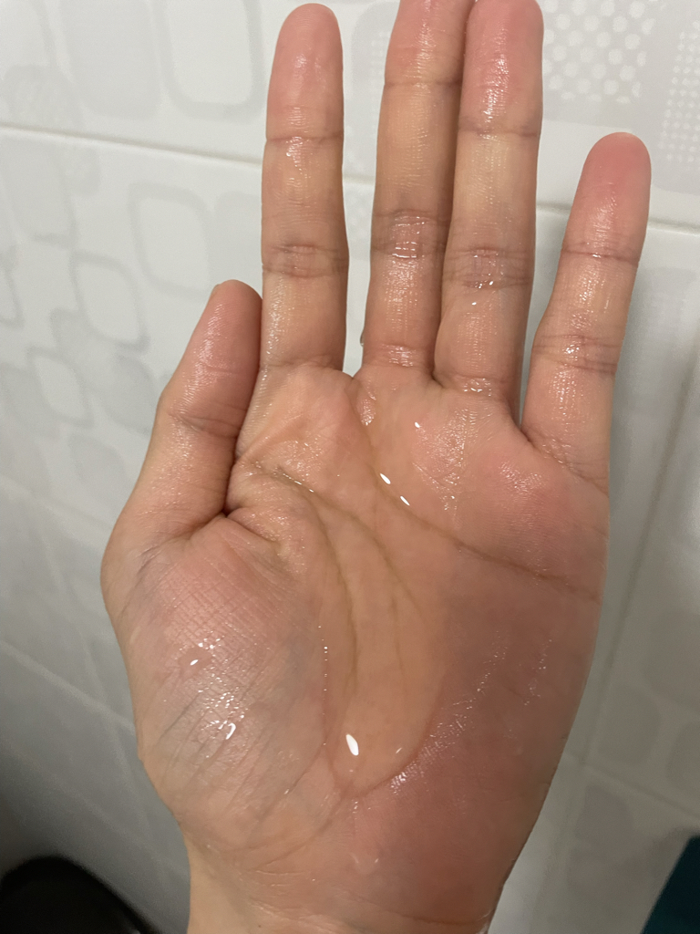 喜马拉雅粉盐洗发水的真实用户使用照片