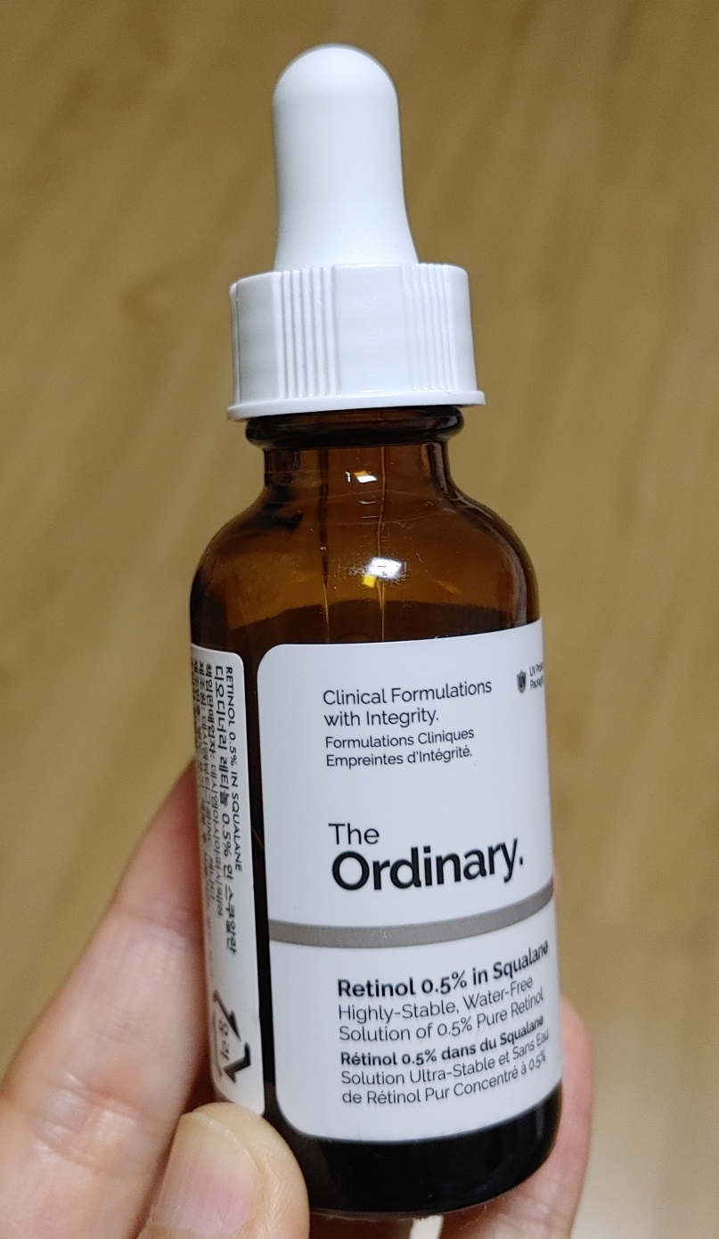 视黄醇0.5%含有角鲨烯的真实用户使用照片
