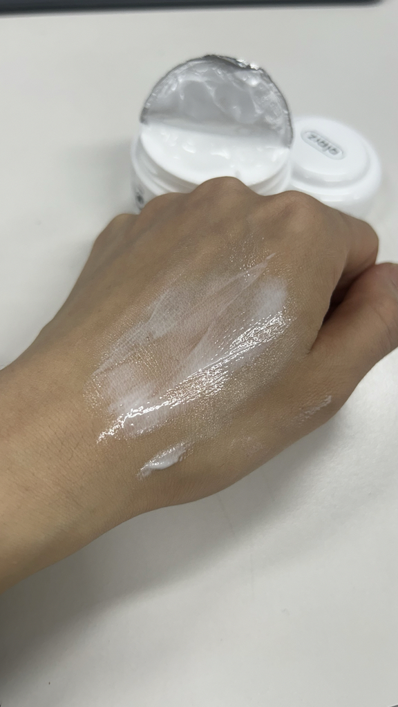 Real user review photo of Goat milk night cream