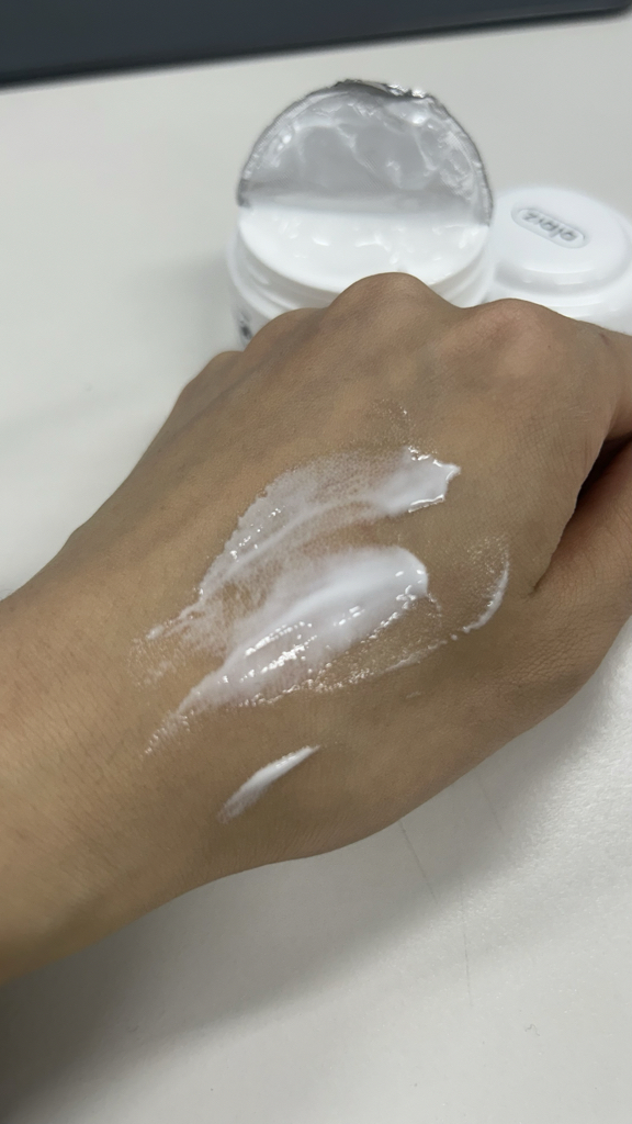 Real user review photo of Goat milk night cream