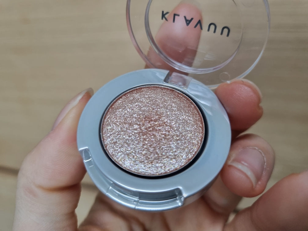 클라뷰 (KLAVUU) 어반 펄세이션 스파클 아이섀도우 [메리골드피치] review image