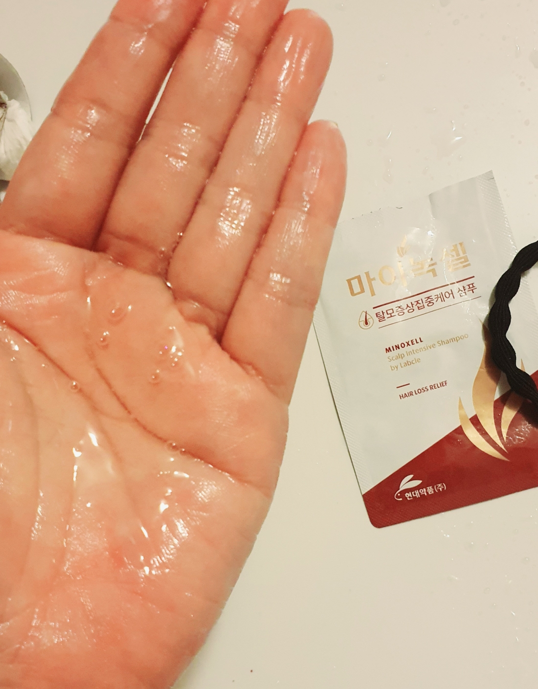 头皮集中洗发露的真实用户使用照片