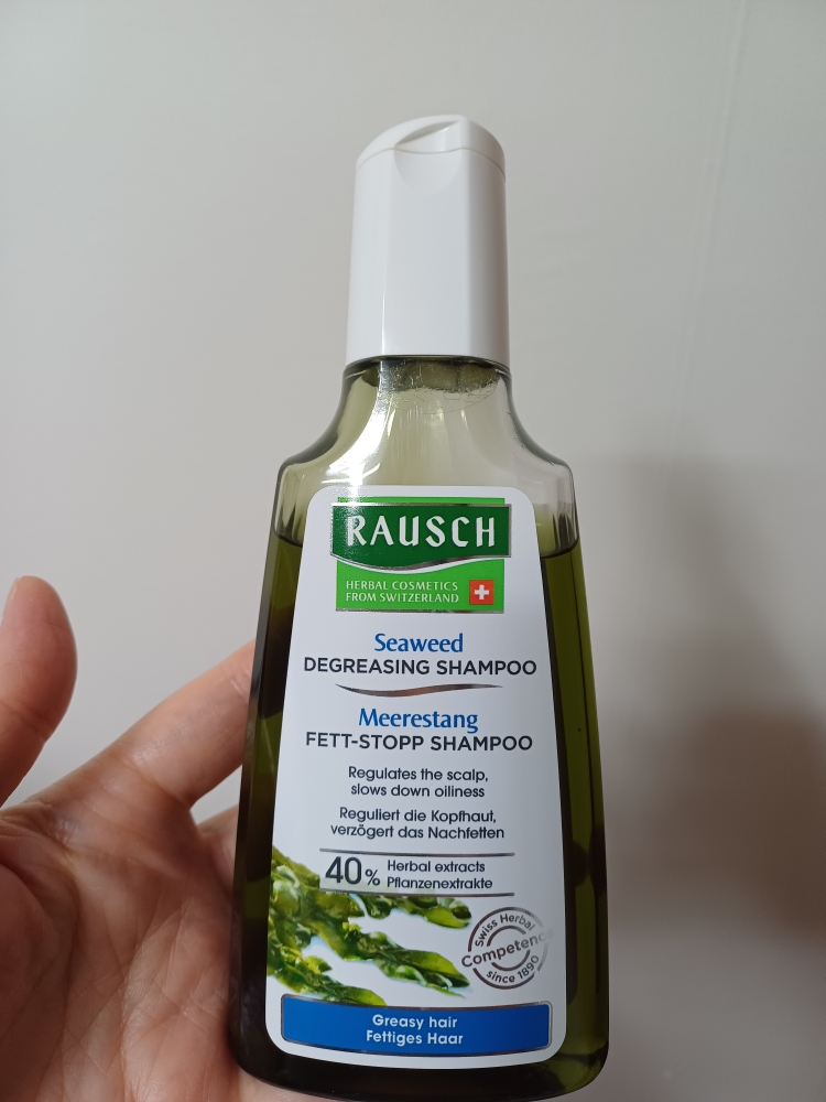 海藻脱脂洗发水的真实用户使用照片