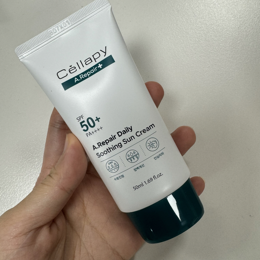 셀라피 (Cellapy) 에이리페어 데일리 수딩 선크림 [SPF50+/PA++++] review image