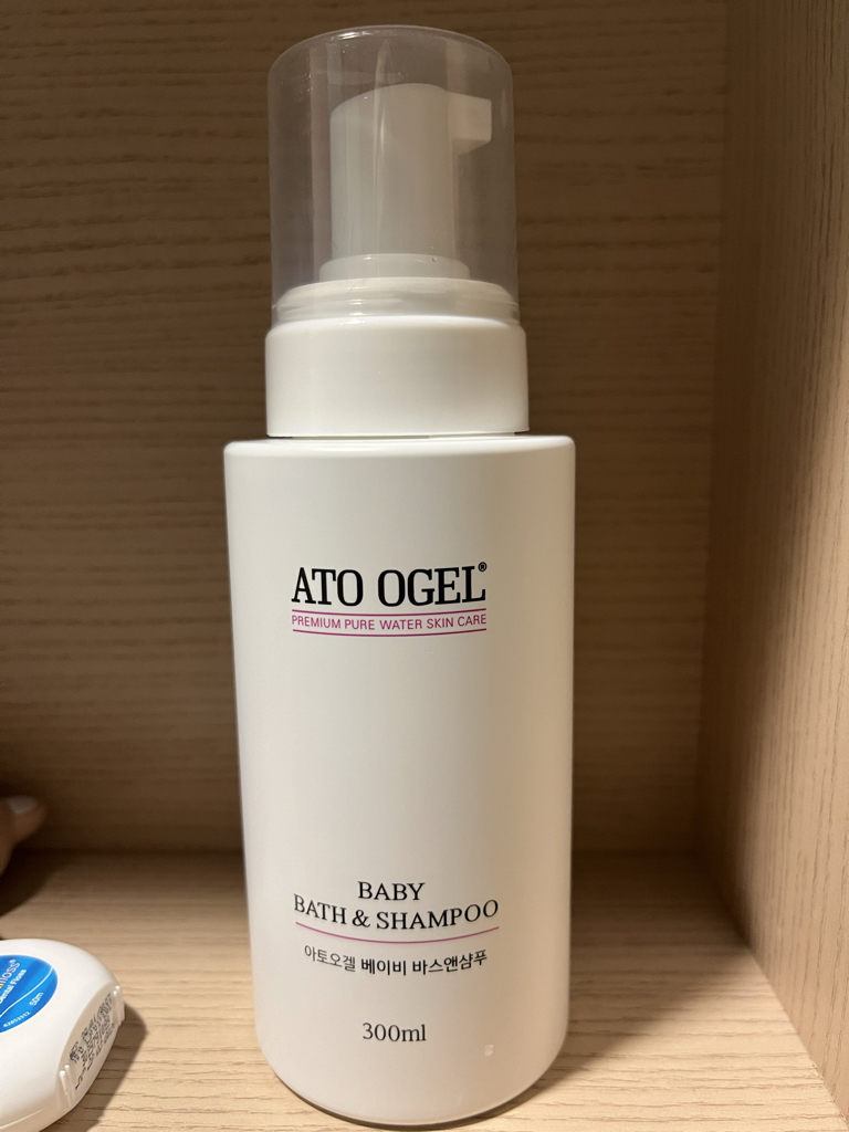 婴儿沐浴露和洗发水的真实用户使用照片