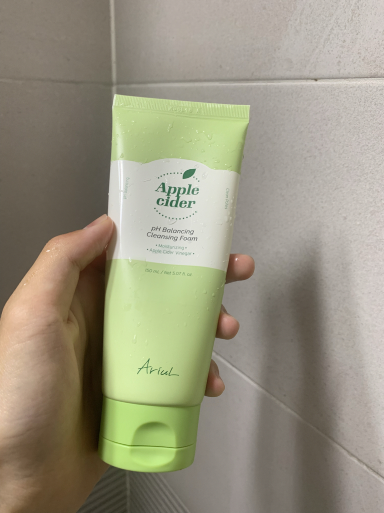 苹果汽水 pH 微酸性平衡洁面膏的真实用户使用照片