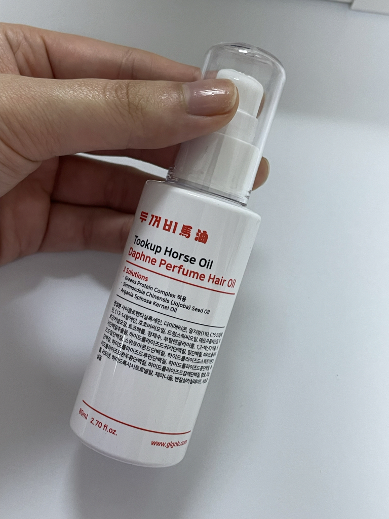 두꺼비마유 (TookupHorseoil) 백서향 퍼품 헤어오일 review image
