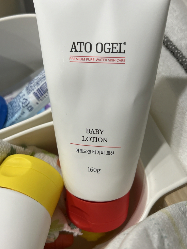 婴儿润肤露的真实用户使用照片