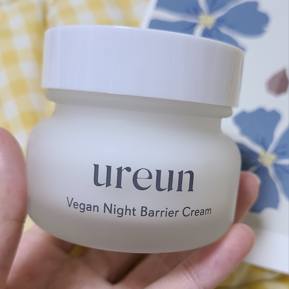 纯素夜间屏障乳霜的真实用户使用照片