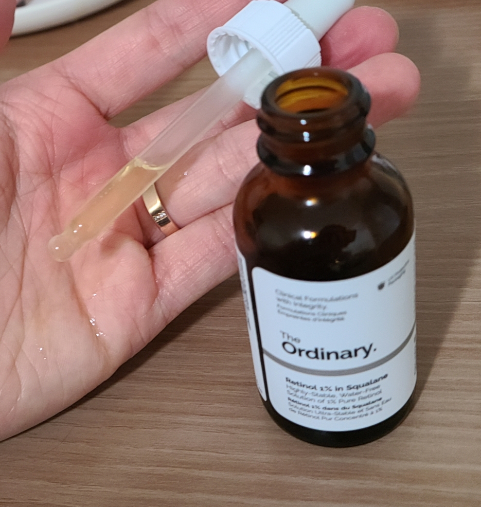 视黄醇1%含有角鲨烯的真实用户使用照片
