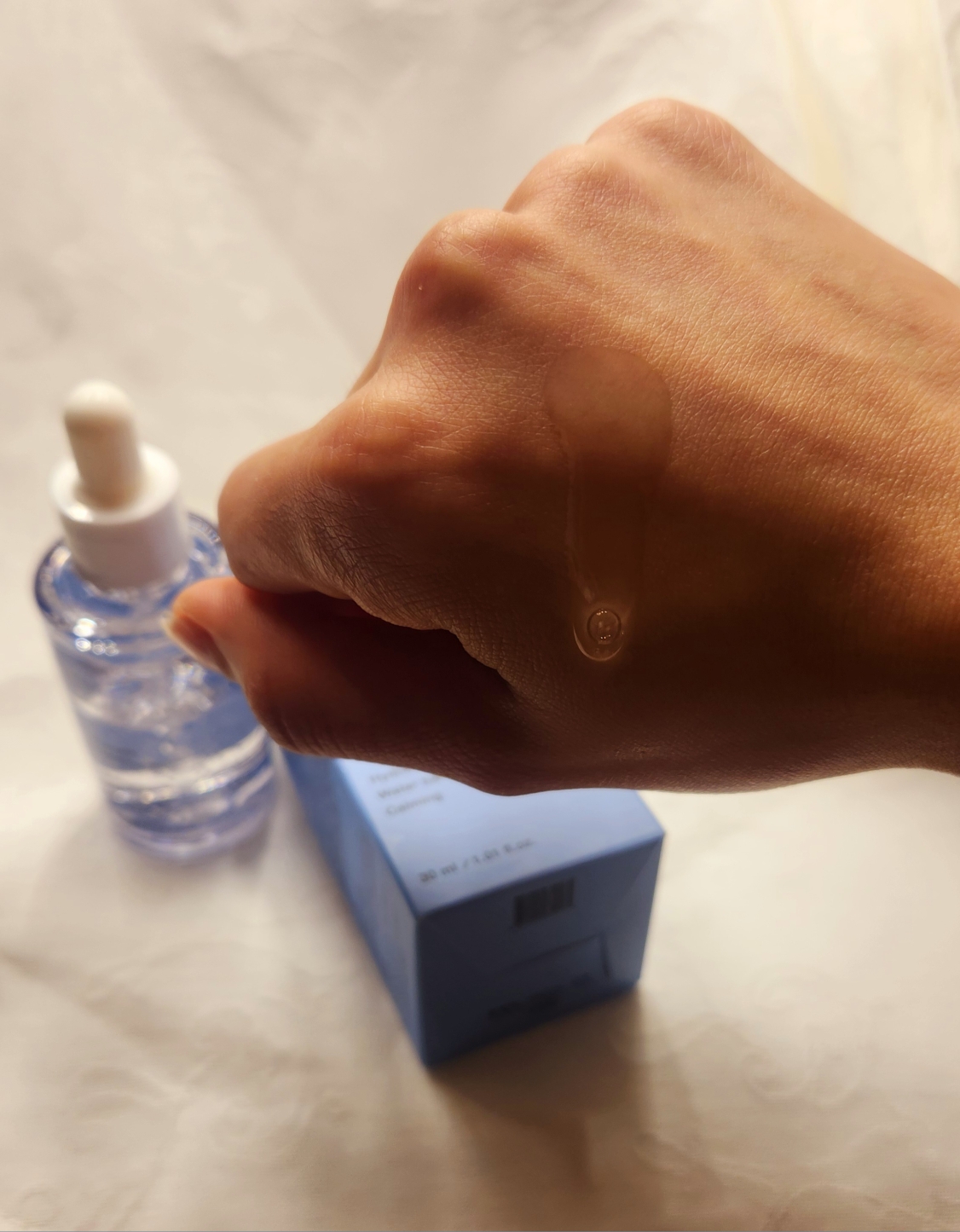 Real user review photo of Myosotis Hydrating Serum