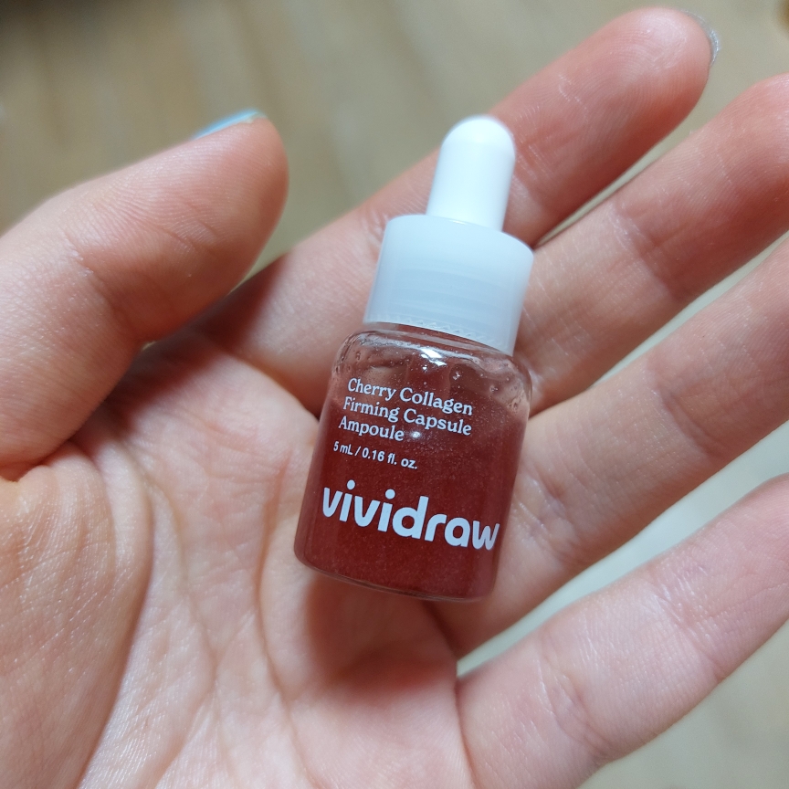 Real user review photo of Cherry Collagen Firming Capsule Ampoule