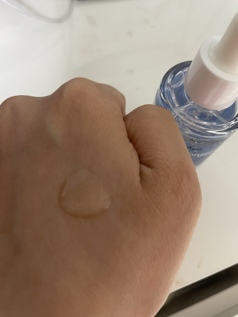 Real user review photo of Myosotis Hydrating Serum