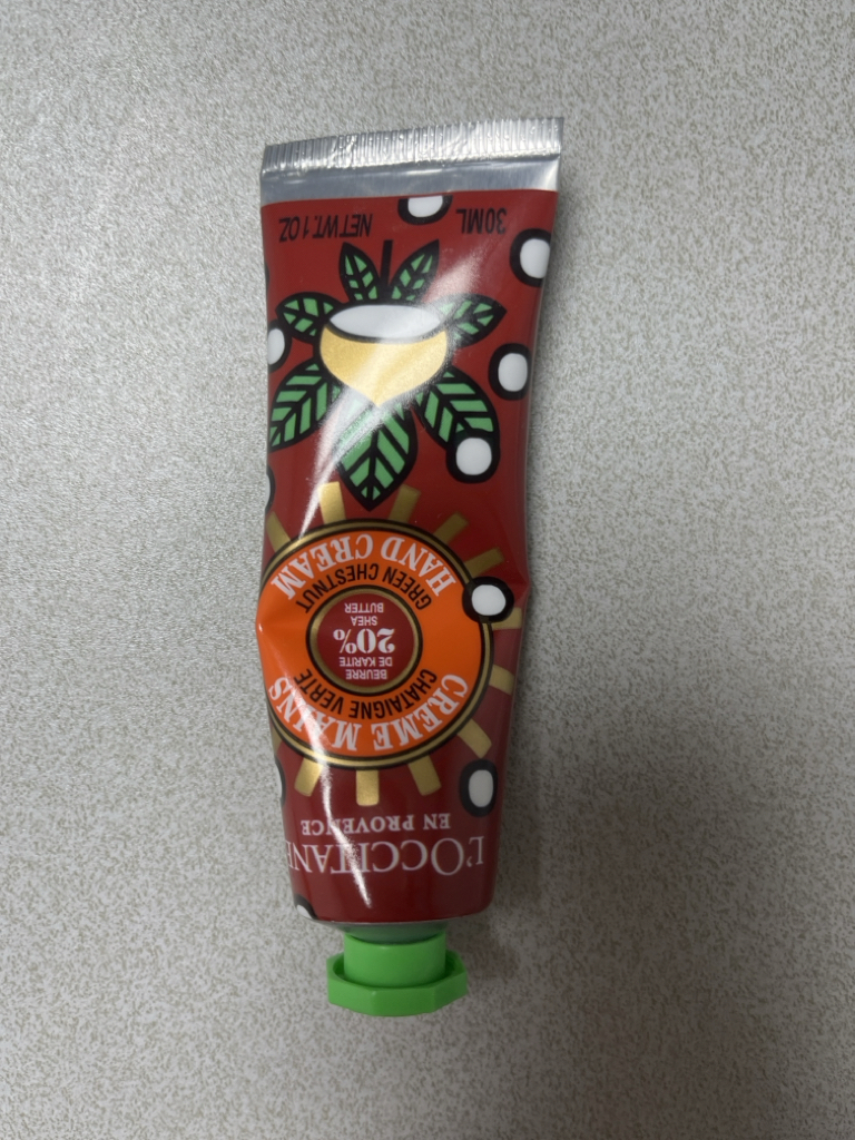 LOCCITANE 2022 Holiday Collection Green Chestnut Hand Cream review image
