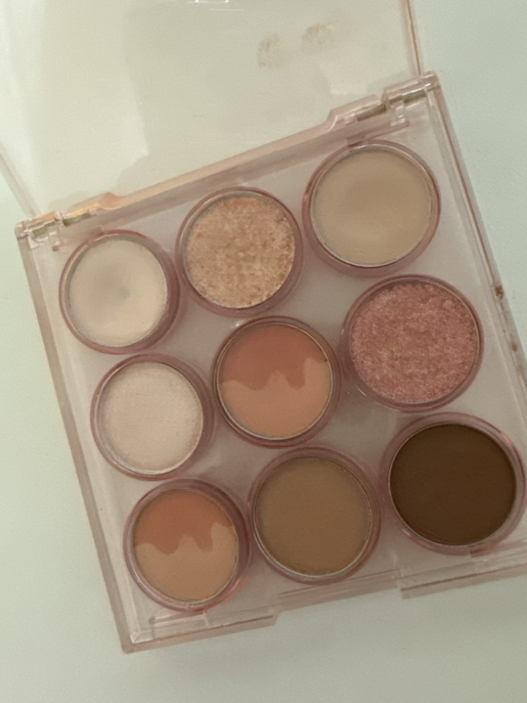 Ảnh đánh giá thực tế của người dùng về Bảng màu mắt [01 Màu đào ấm]