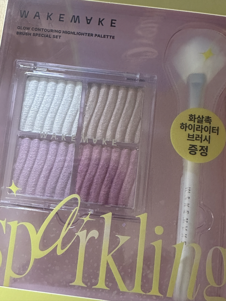웨이크메이크 (wakemake) 글로우 컨투어링 하이라이터 팔레트 [02 쿨글로우] review image