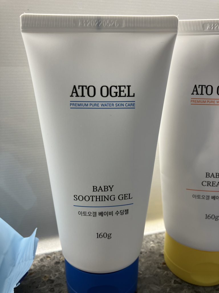 婴儿舒缓凝胶的真实用户使用照片