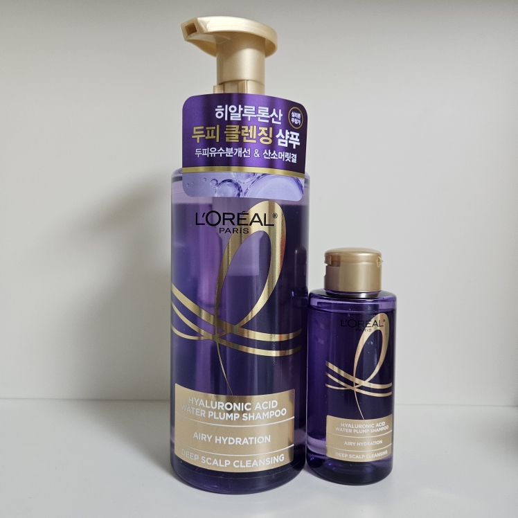 Real user review photo of HYALURONIC ACID WATER PLUMP SHAMPOO
