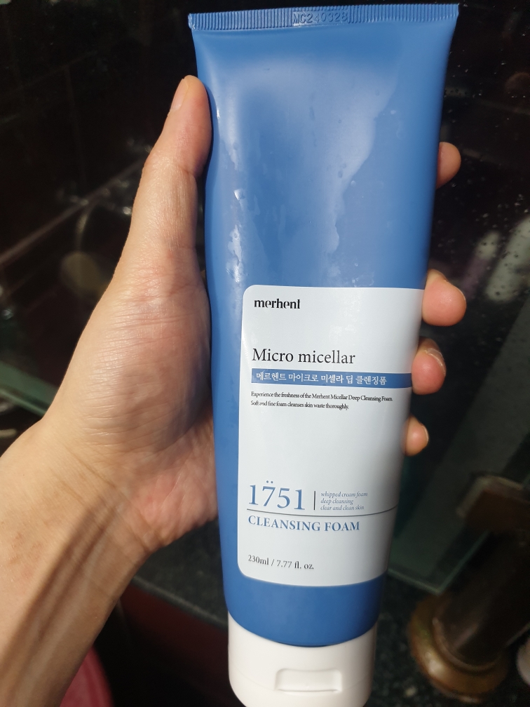 merhent 微米深层洁面乳 common.review image