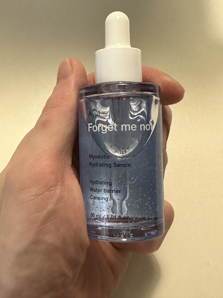 Real user review photo of Myosotis Hydrating Serum