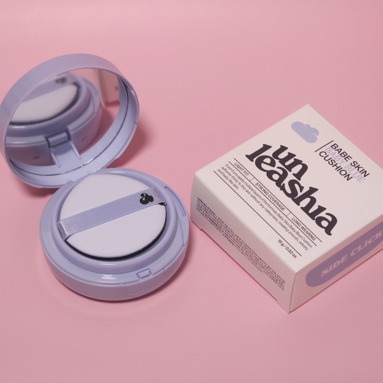 unleashia Babeskin Baby Blue Cushion [SPF40/PA++] [21C Baby Cheeks] 宝宝脸颊 review image
