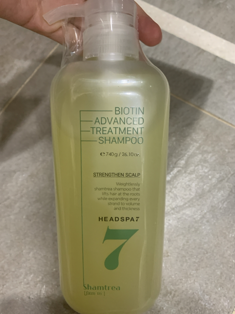 生物素护理洗发水的真实用户使用照片