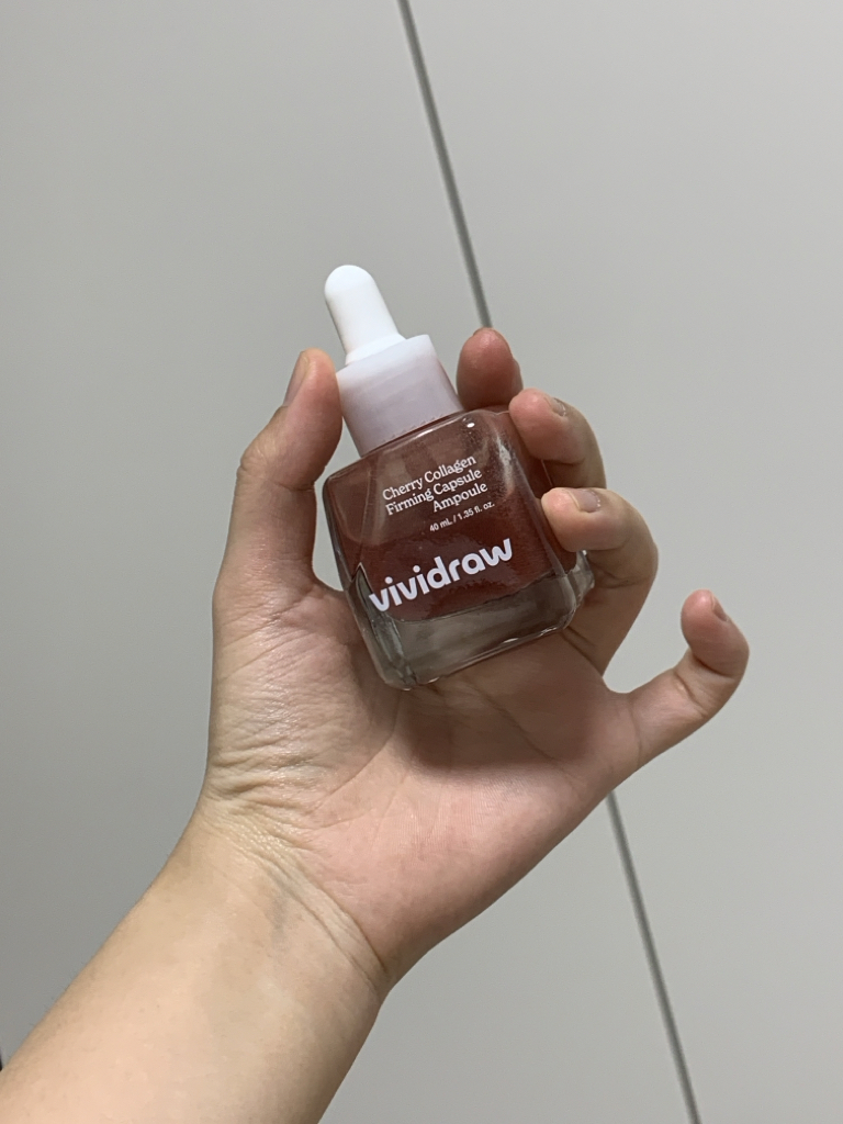 Real user review photo of Cherry Collagen Firming Capsule Ampoule