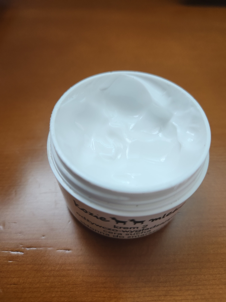 Real user review photo of Goat milk night cream