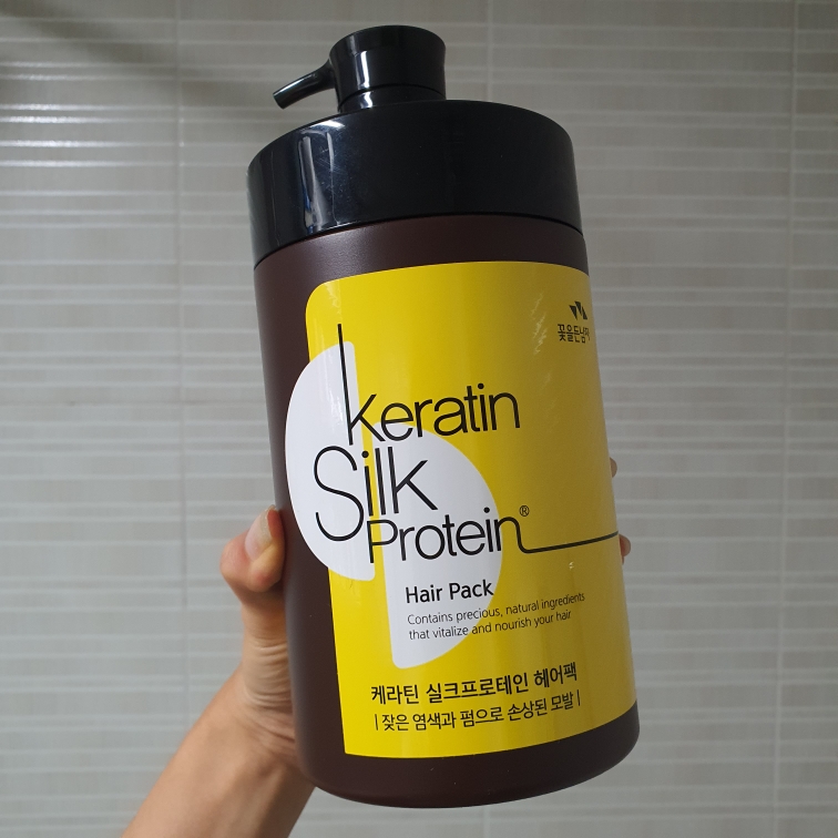 带花的男人 角蛋白蚕丝蛋白发膜 common.review image