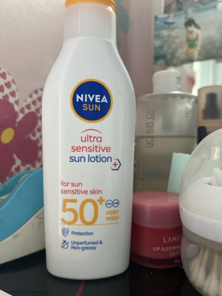 Real user review photo of ultra sensitive sun lotion [SPF50+/PA++++]