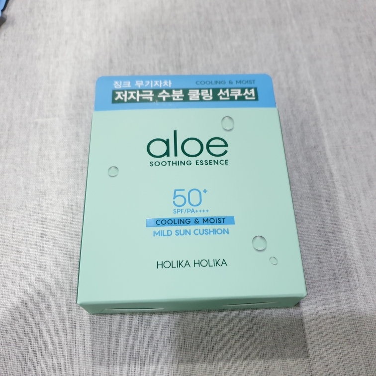 HOLIKAHOLIKA Aloe Mild Sun Cushion [SPF50+/PA++++] review image